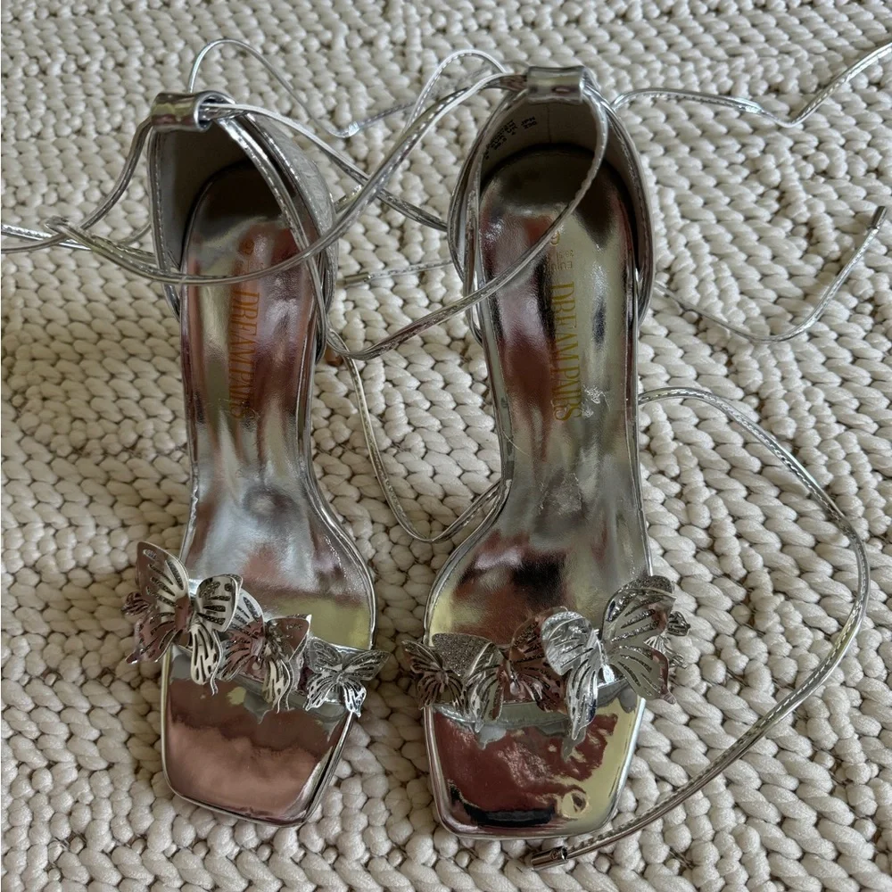Lace Up High Heels Stilletos - Picture 5 of 6